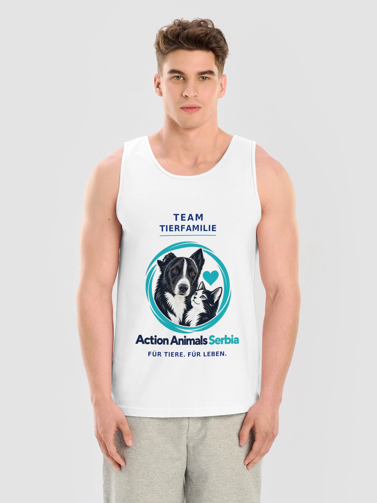Team Tierfamilie Garment-Dyed Tanktop product image (5)