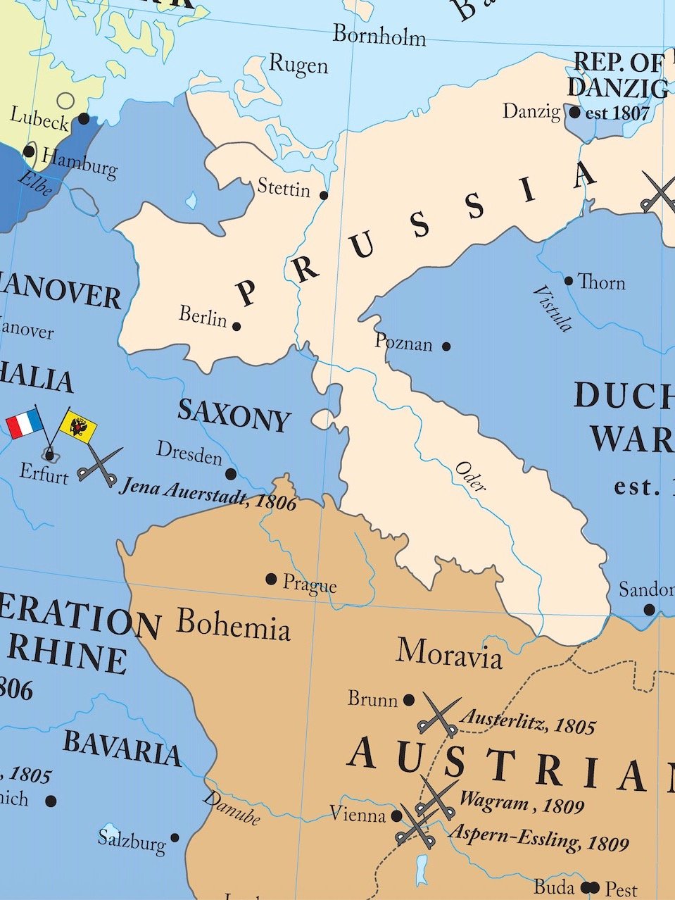 Napoleonic Europe 1809 - Poster product image (7)