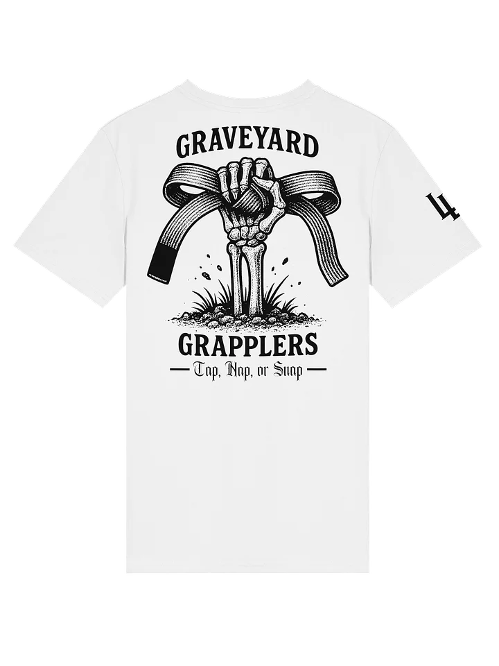 Graveyard Grapplers Ranked Tee | White Belt product image (1)