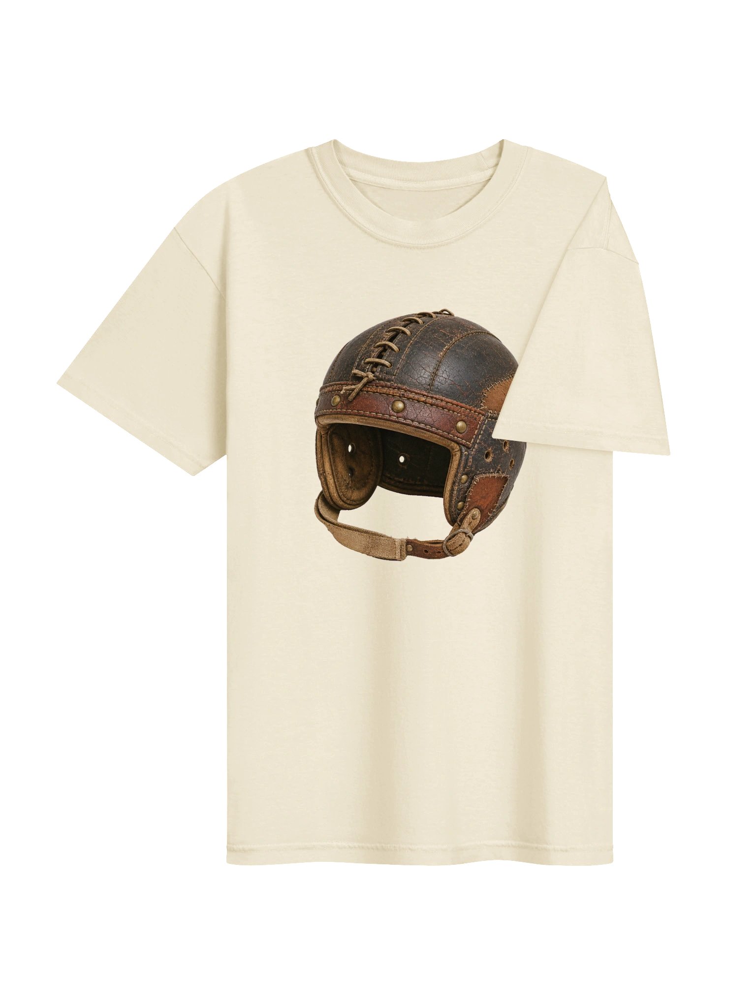 Cinder Gridiron 013 Vintage Football Helmet Art Tee product image (4)