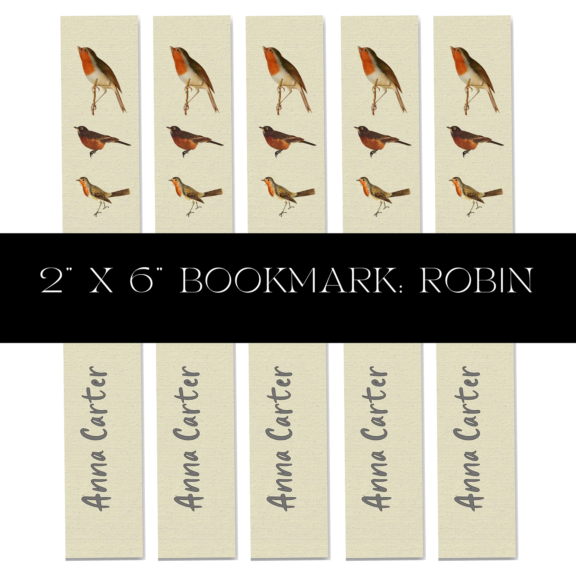 Robin Bookmark product image (1)
