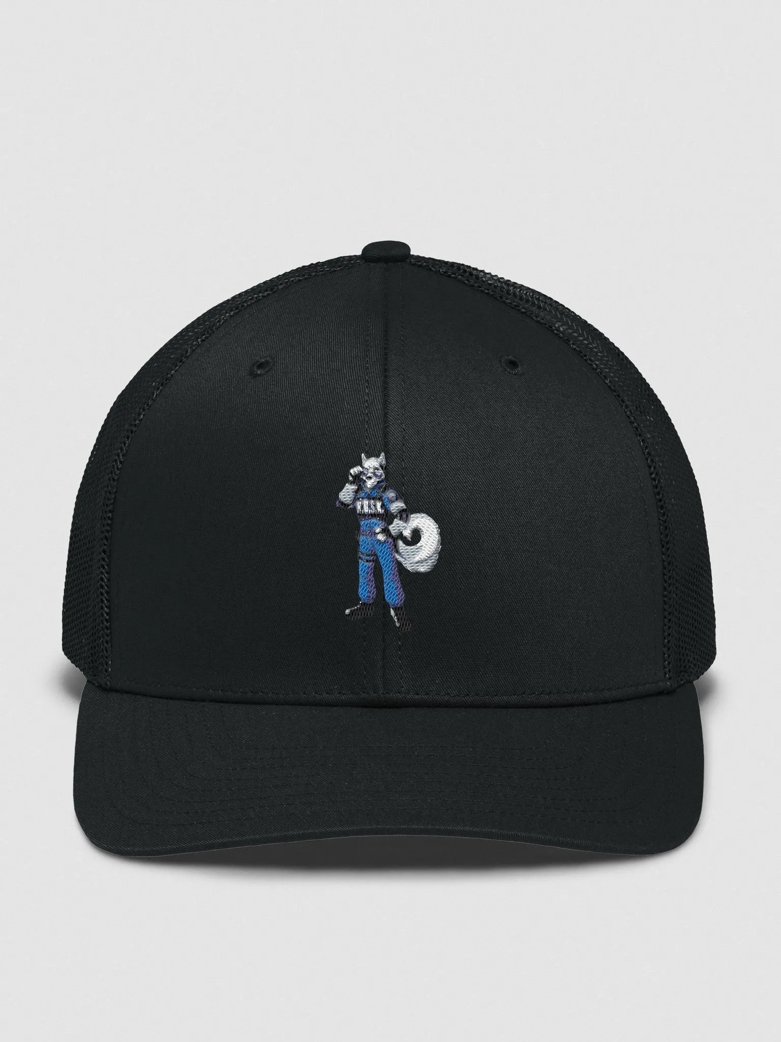 R.E. Husky front logo trucker product image (1)