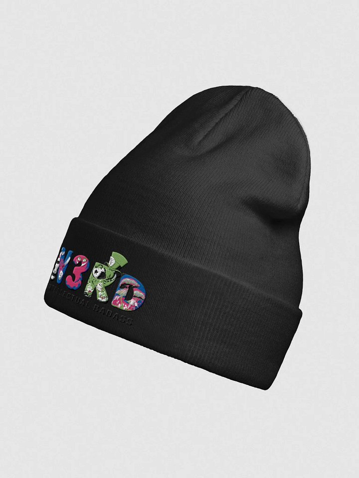 Dark Alice Embroidery Beanie product image (3)