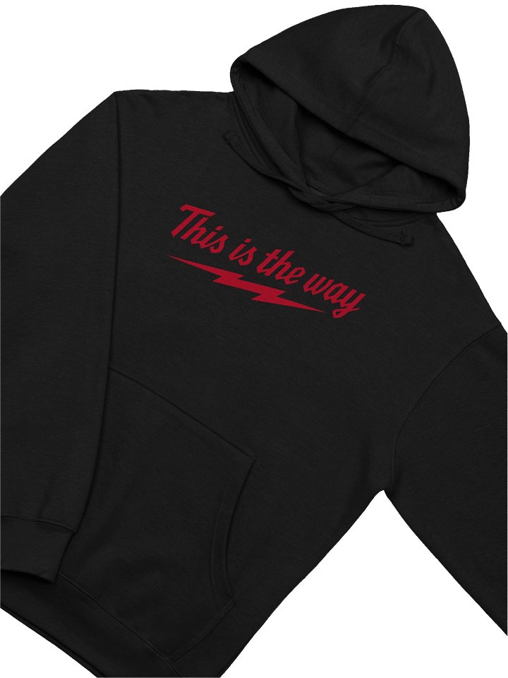 THIS IS THE WAY HOODIE (RED LOGO) product image (1)