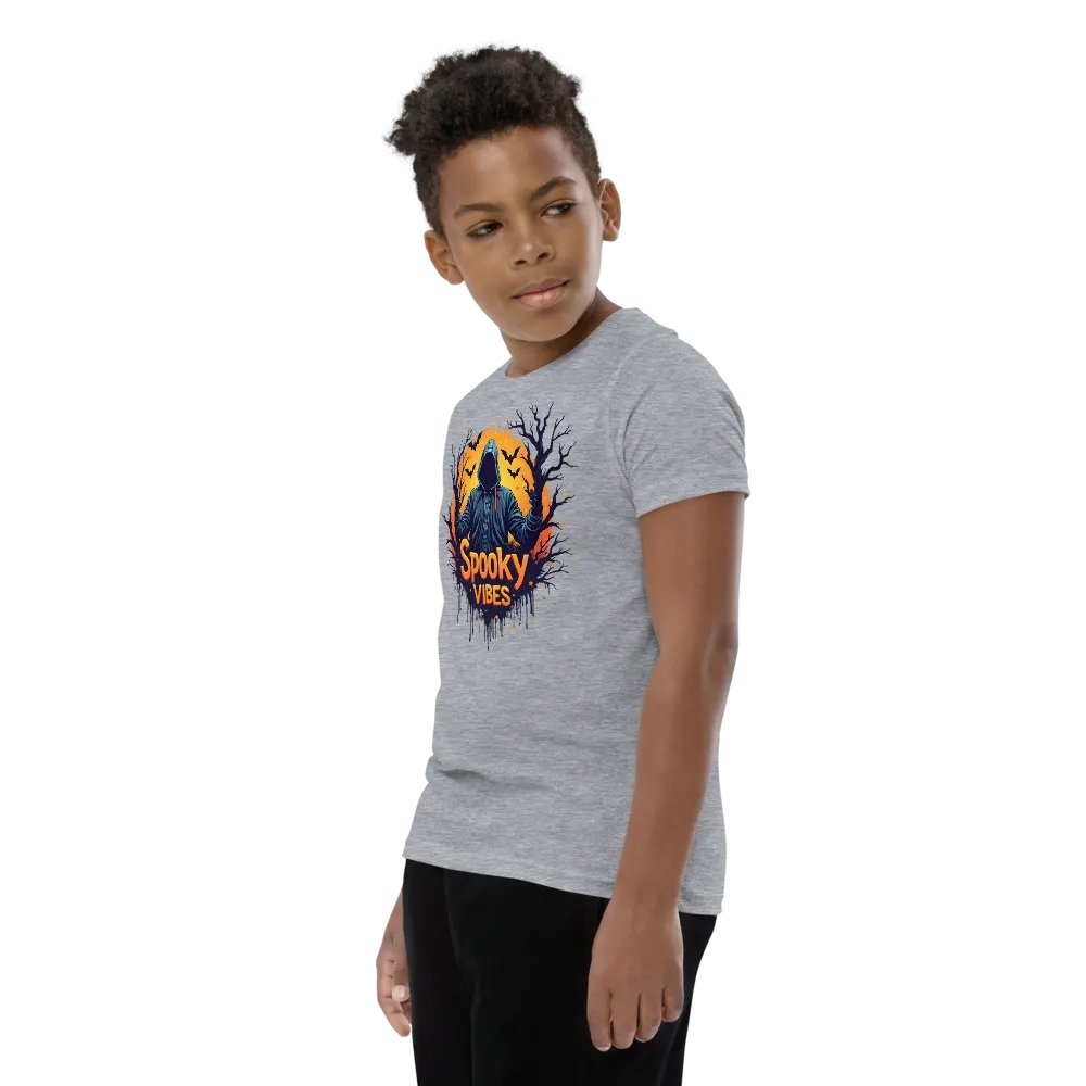 Spooky Vibes Hooded Youth T-Shirt product image (23)