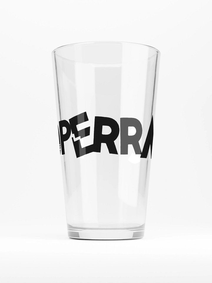 Poperratic Pint Glass - Transparent Logo product image (1)