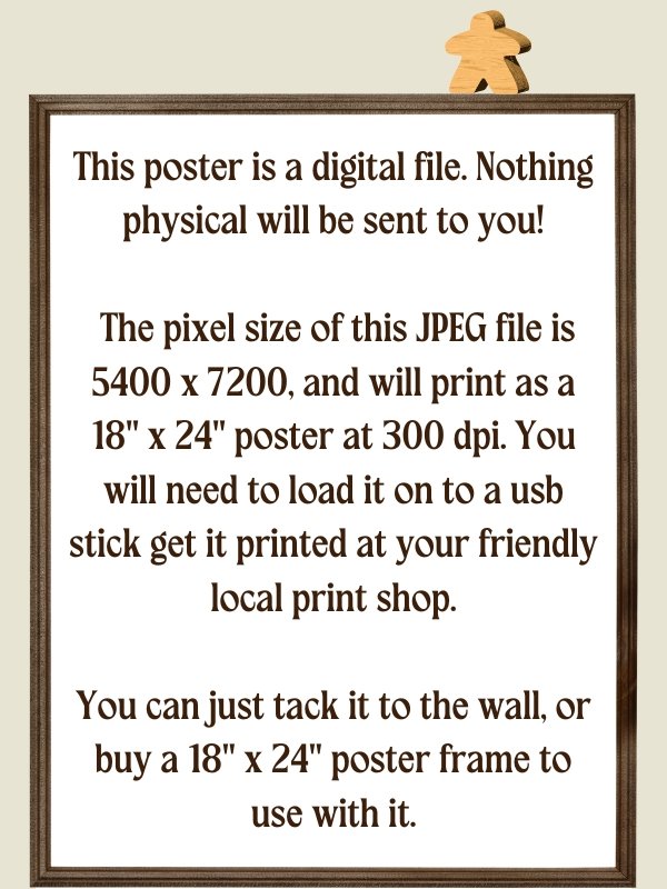 Fun in the Cards Game Room Poster for Board Gamers - Digital Download product image (3)