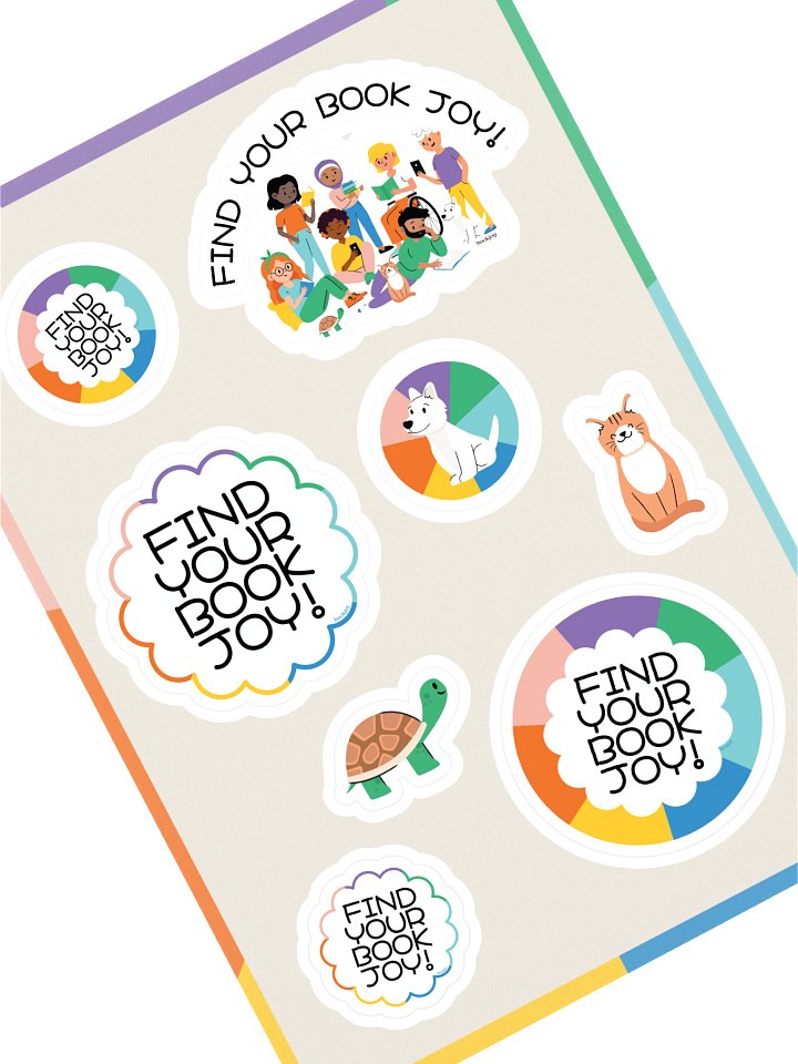 Find Your Book Joy! Sticker Sheet product image (1)