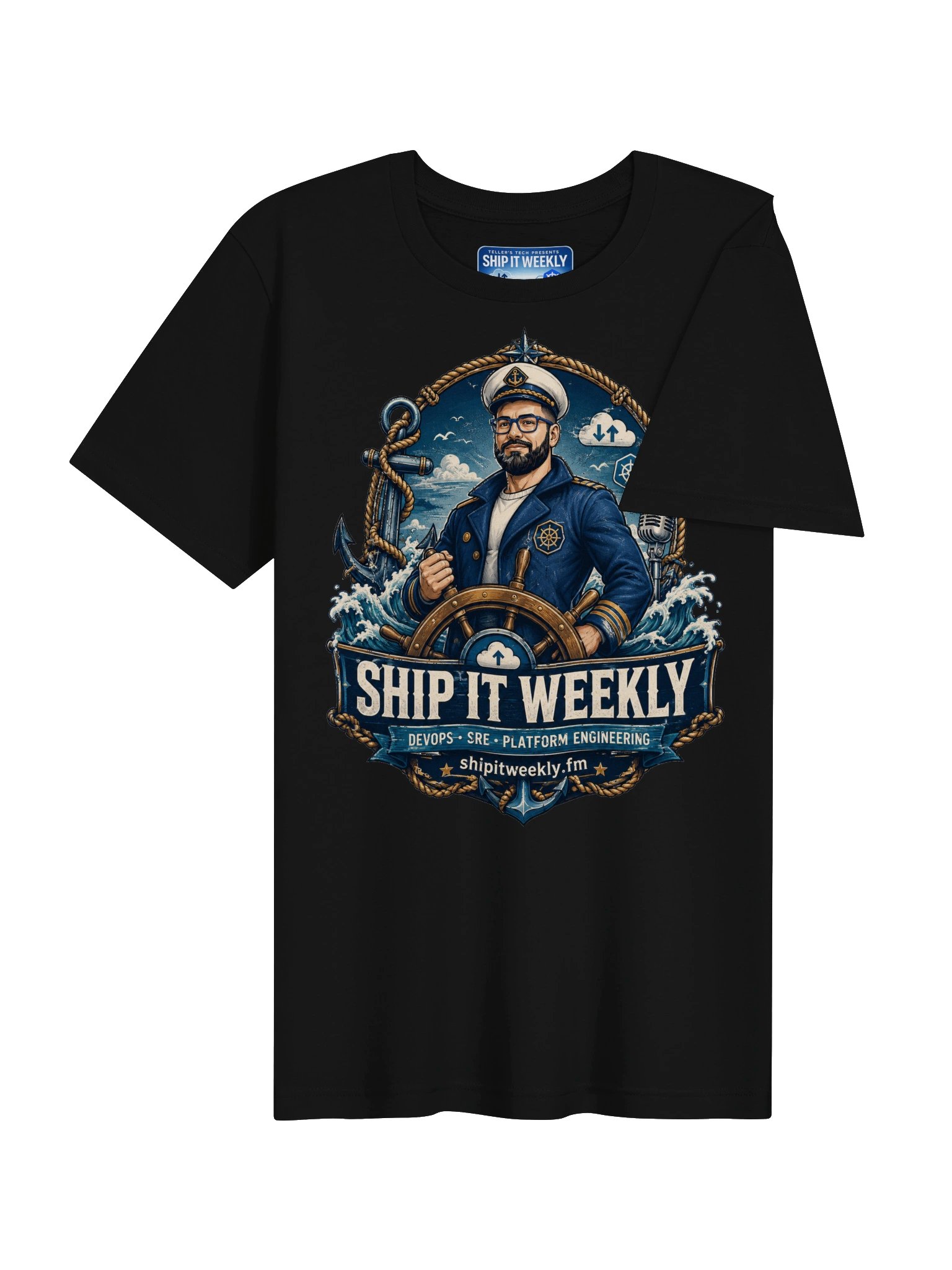 Captain of Prod | Ship It Weekly DevOps Tee product image (31)