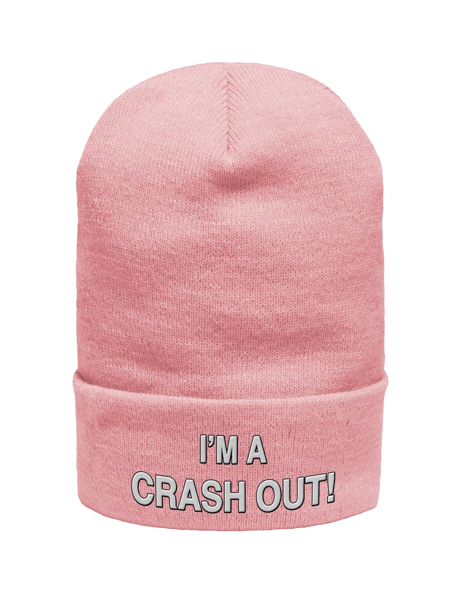 CRASH OUT! Embroidered Beanie product image (1)