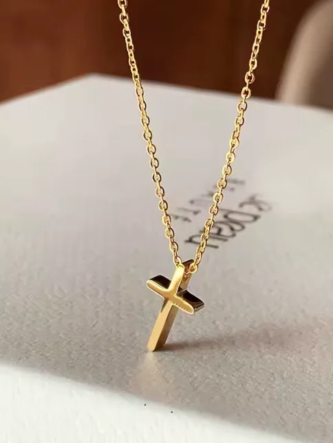 Collier « Croix Céleste » - Acier Inoxydable product image (2)