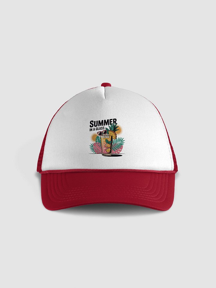Tropical Vibes Pineapple Trucker Hat product image (1)