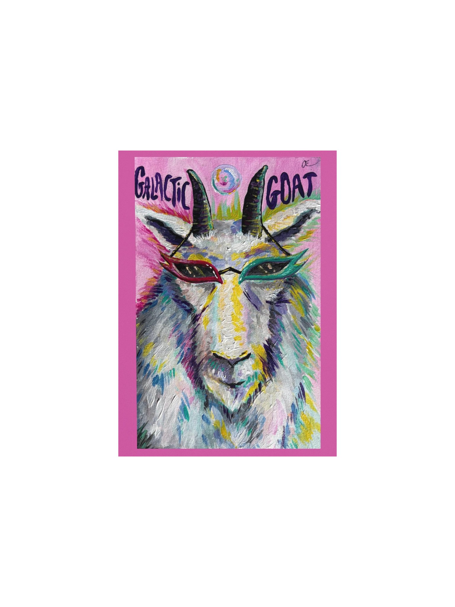 The Galactic Goat Print product image (1)