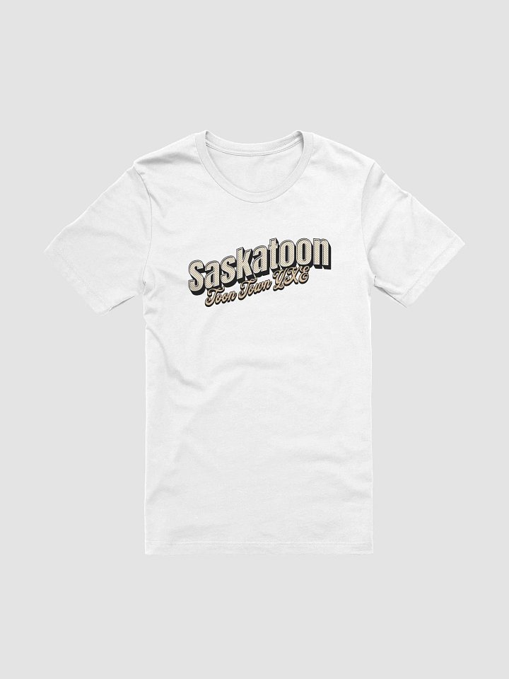 Saskatoon Toon Town YXE Stylized Graphic Tee product image (1)