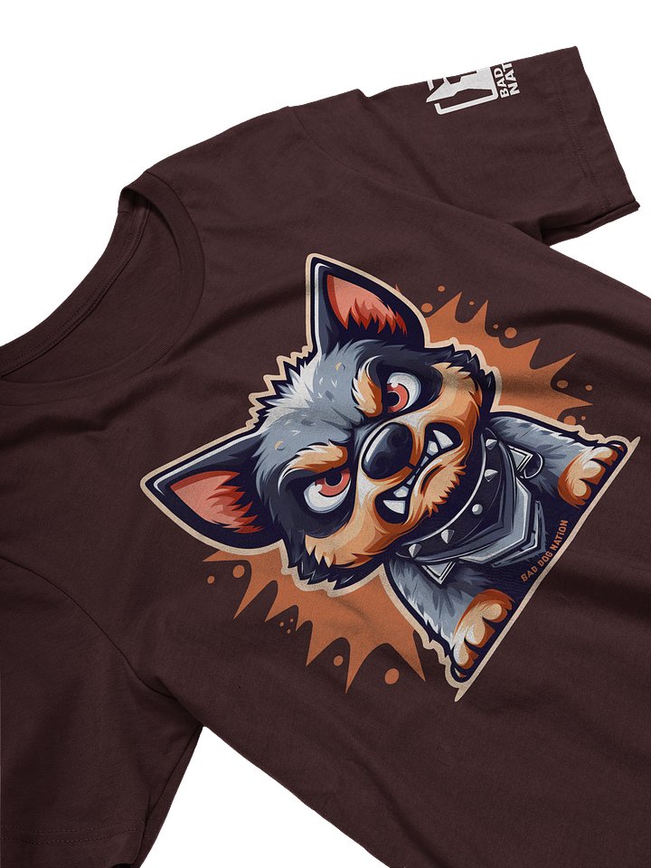 Australian Cattle Dog/Blue Heeler Angry Pup - Premium Unisex T-shirt product image (2)