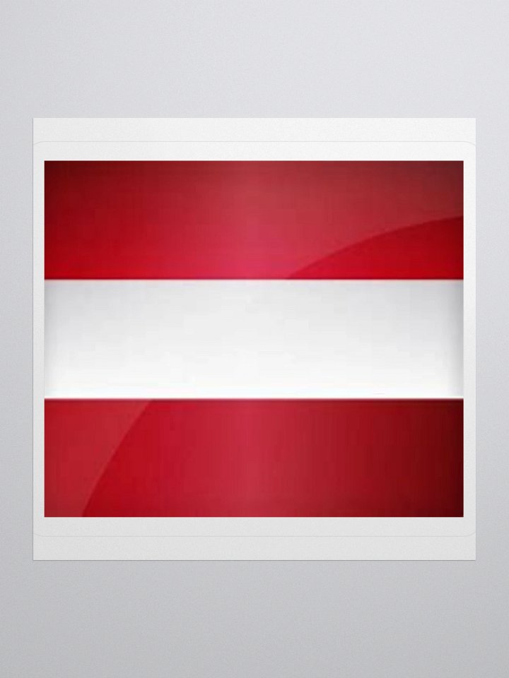 Exclusive Austria Flag Kiss-Cut Stickers - High-Quality Vinyl, Multiple Sizes product image (2)
