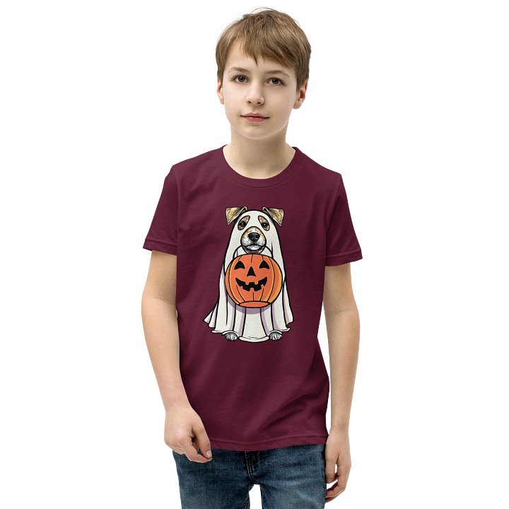 Halloween Jack Russell Terrier(Lemon & White) Youth T-Shirt product image (1)
