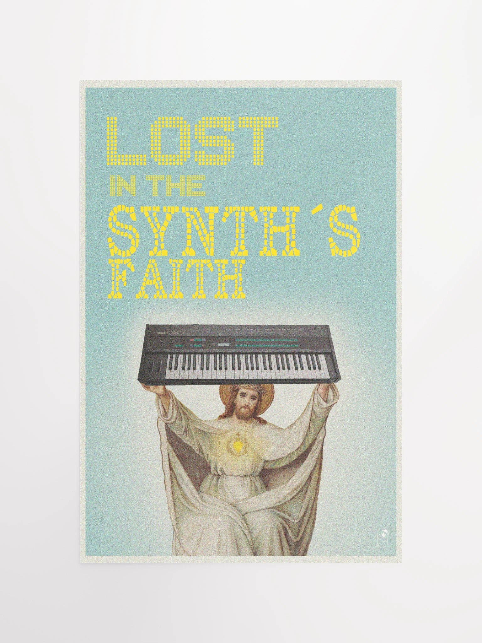 Lost in the Synth´s Faith, (d-x-7 tribute), by Frank Fonik, Techno EDM Matte Paper Poster product image (4)