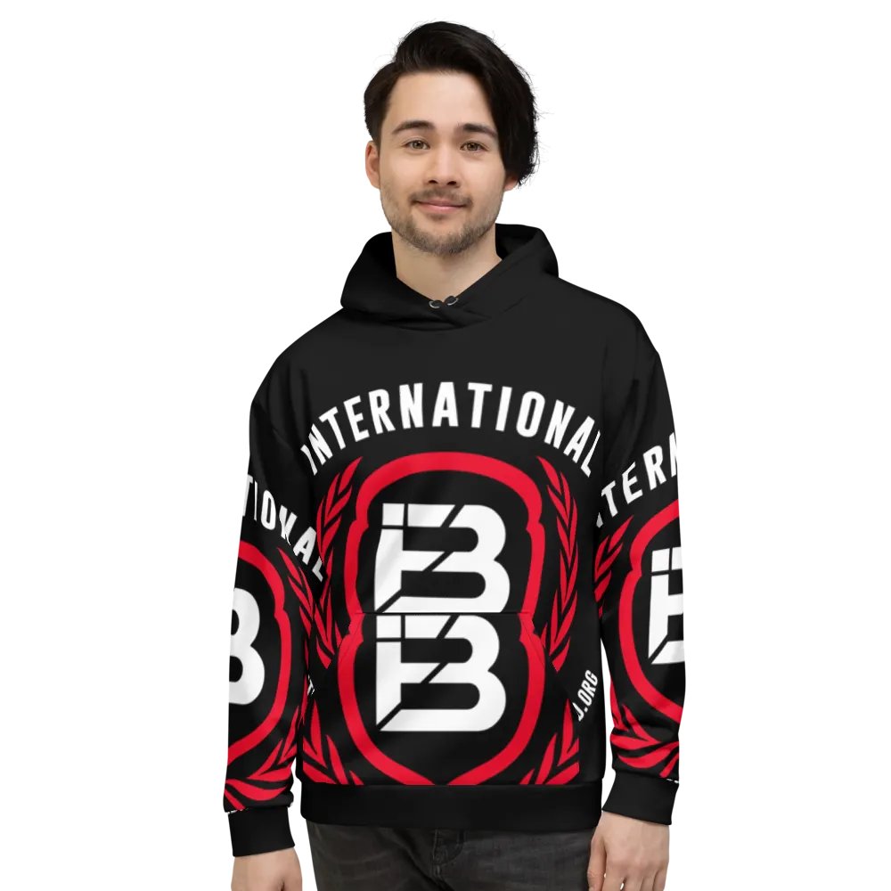 IFBNewsfeed.Org's All-Over Print Recycled Unisex Hoodie product image (2)
