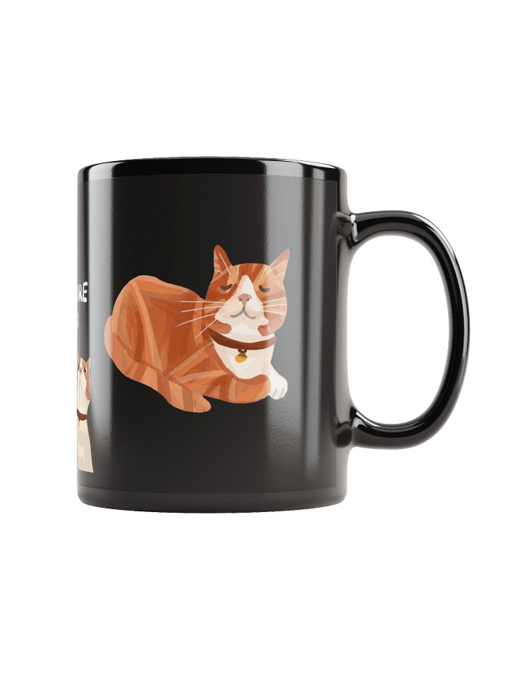 Picture Book Mug (Black) 🐈 product image (1)