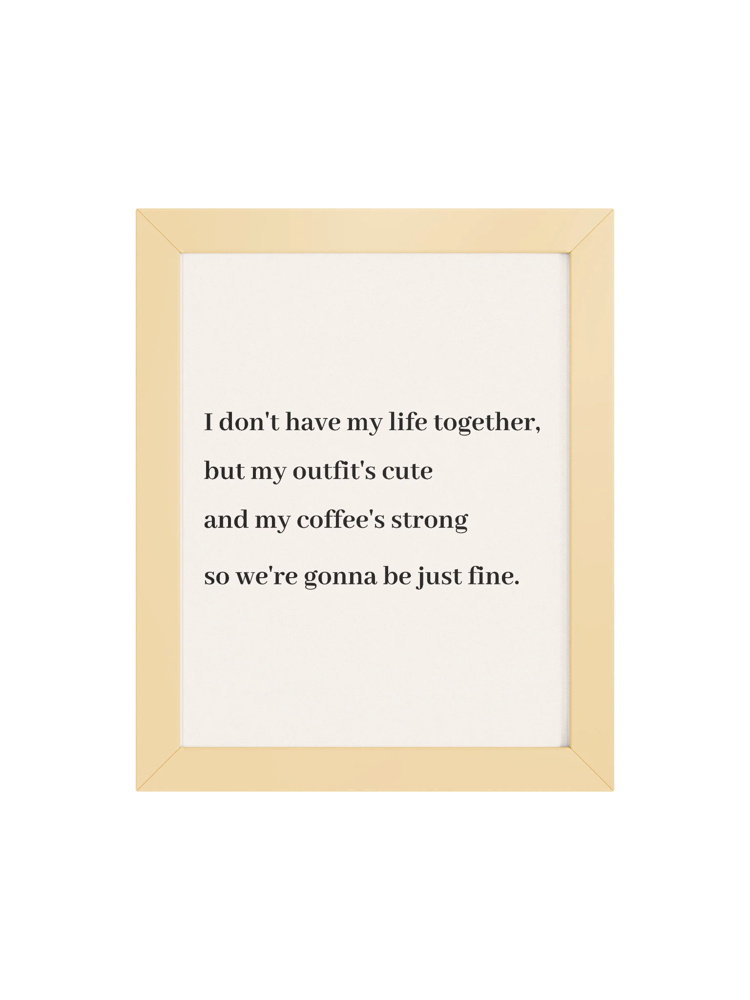 We're Fine wall art product image (8)