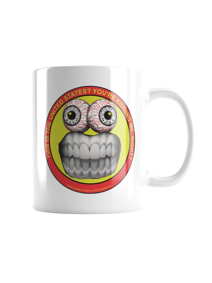 Funny Frazzle Face Mug Says: This is the United States? You're Kidding Me Right? product image (2)