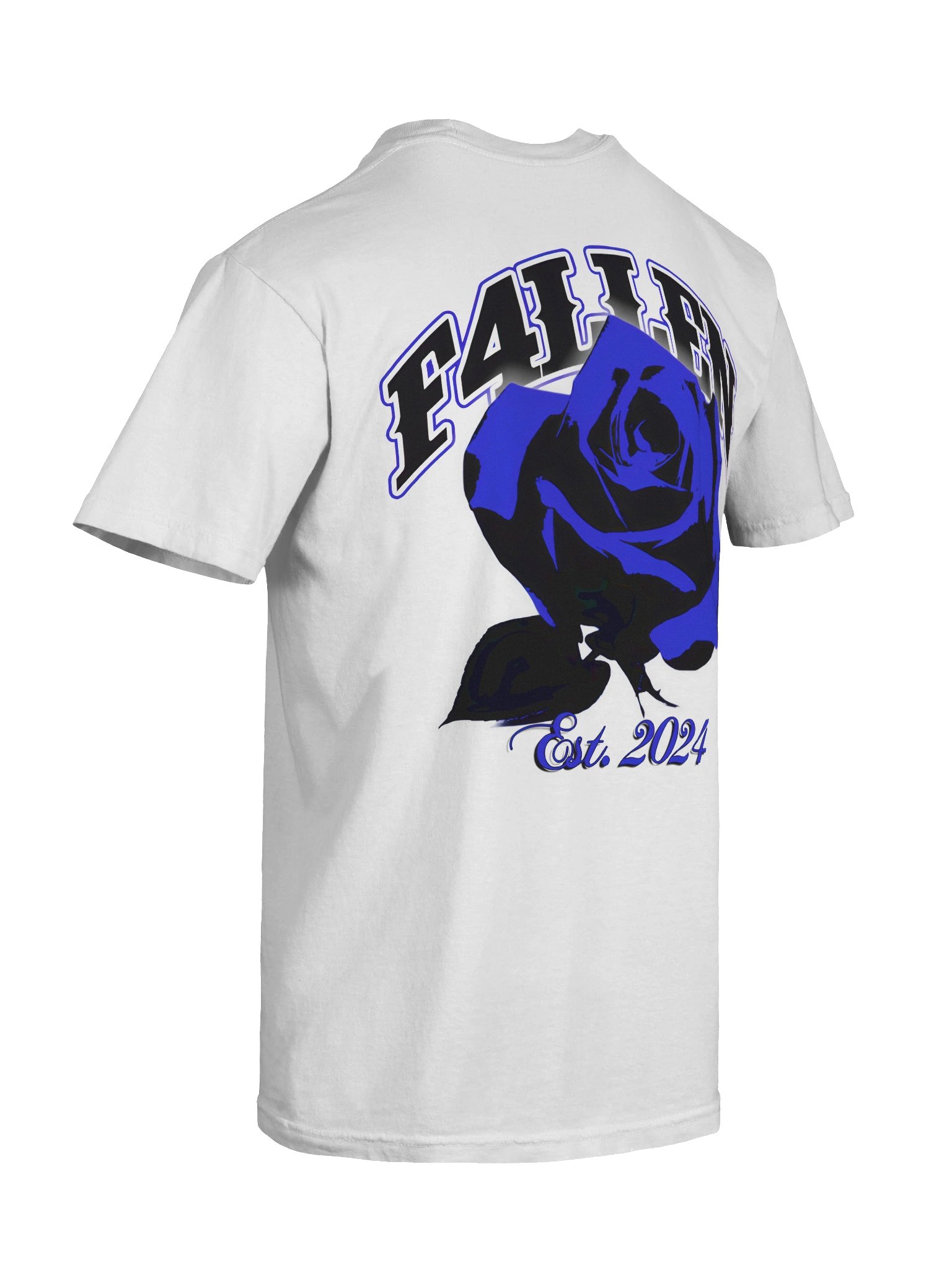 F4LLEN Blue Flower T-shirt [ White ] product image (10)