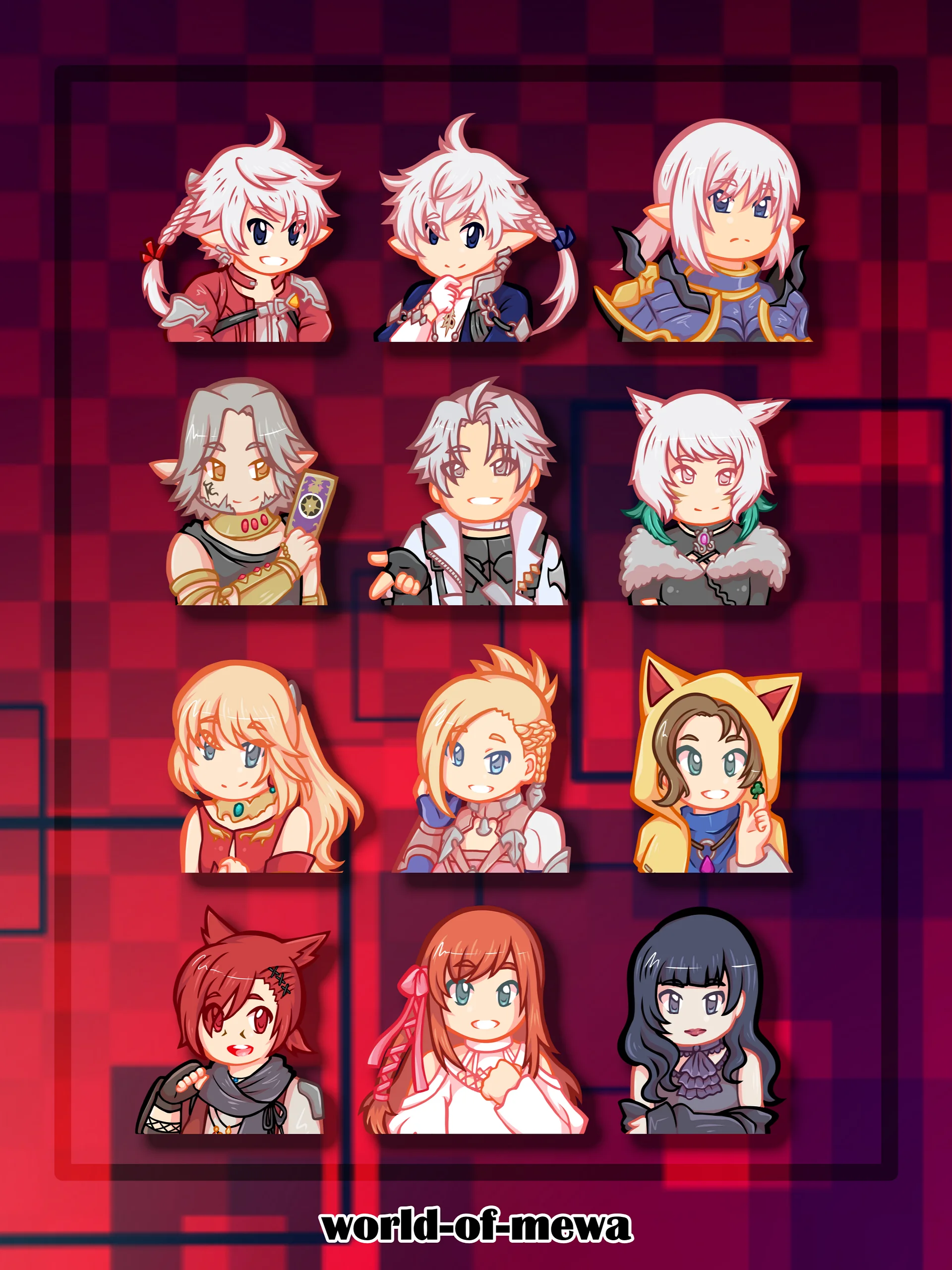 Final Fantasy XIV | Acrylic Pins product image (2)