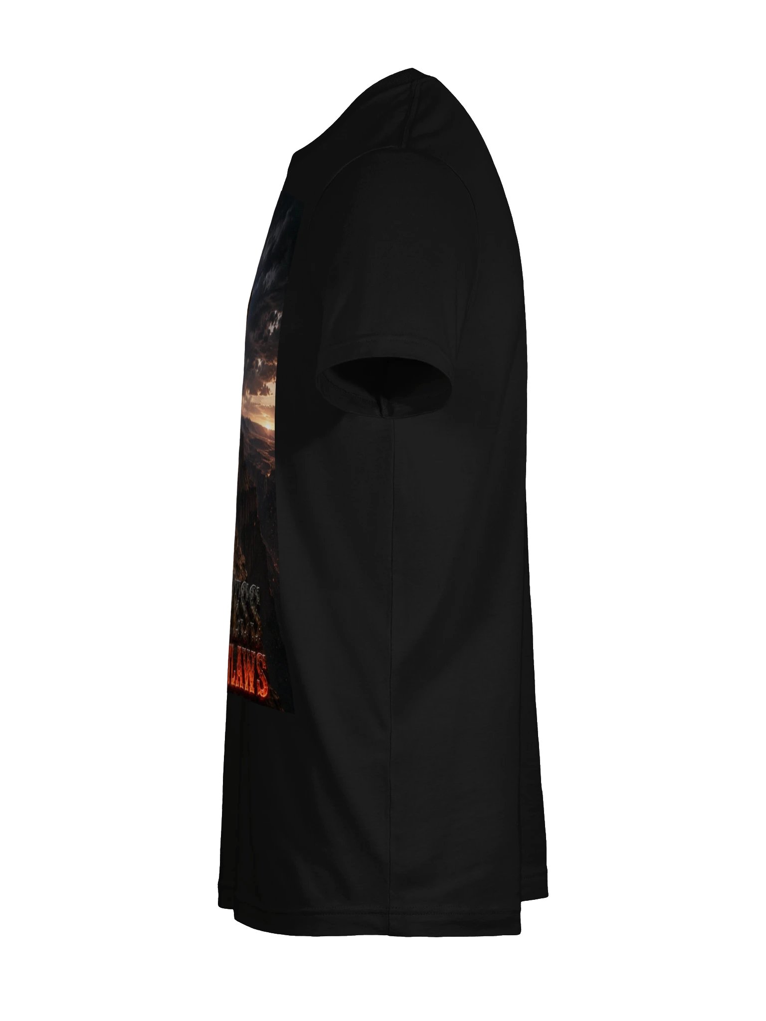 Tali Yess Holy Outlaws — Pose 4 Black T-Shirt product image (9)