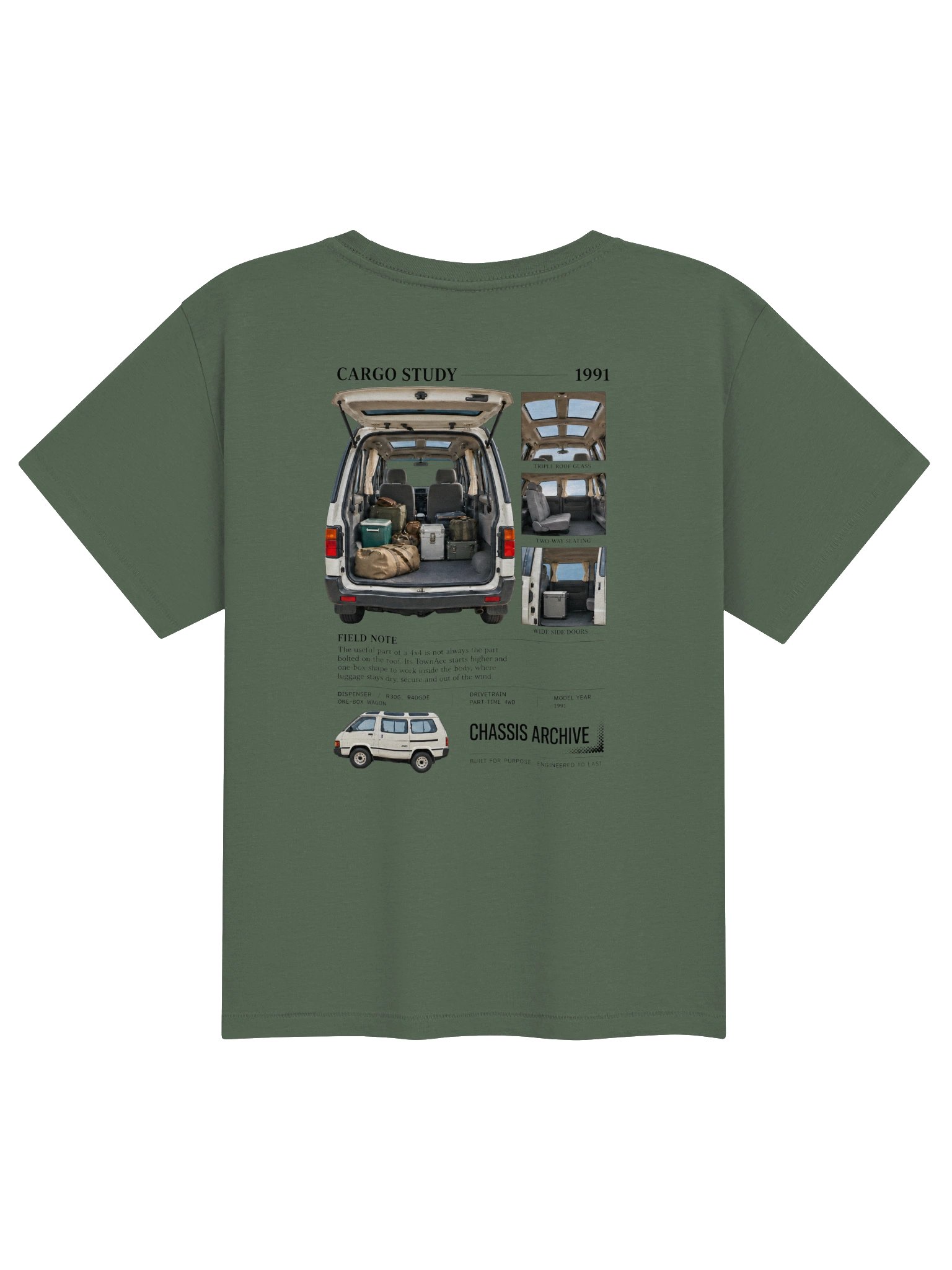 Wrong 4x4: 1991 Toyota TownAce 4WD women's Tee product image (7)