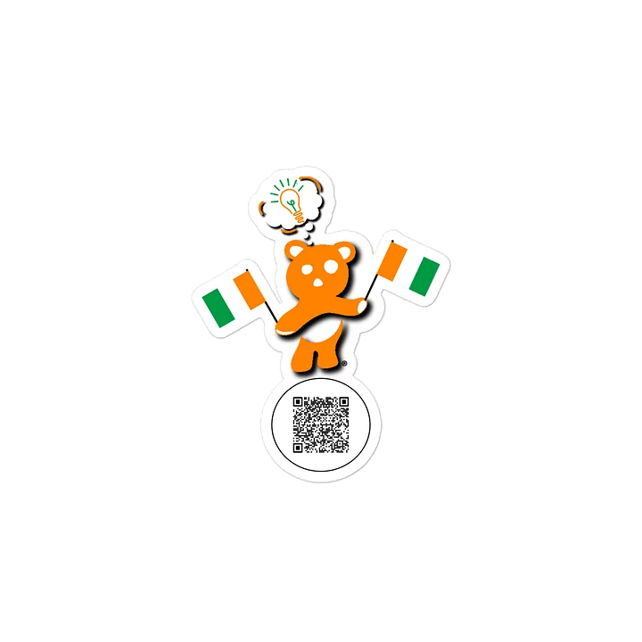 Cote d'lvoire — Country Bear Sticker | BehrBrained Media product image (2)