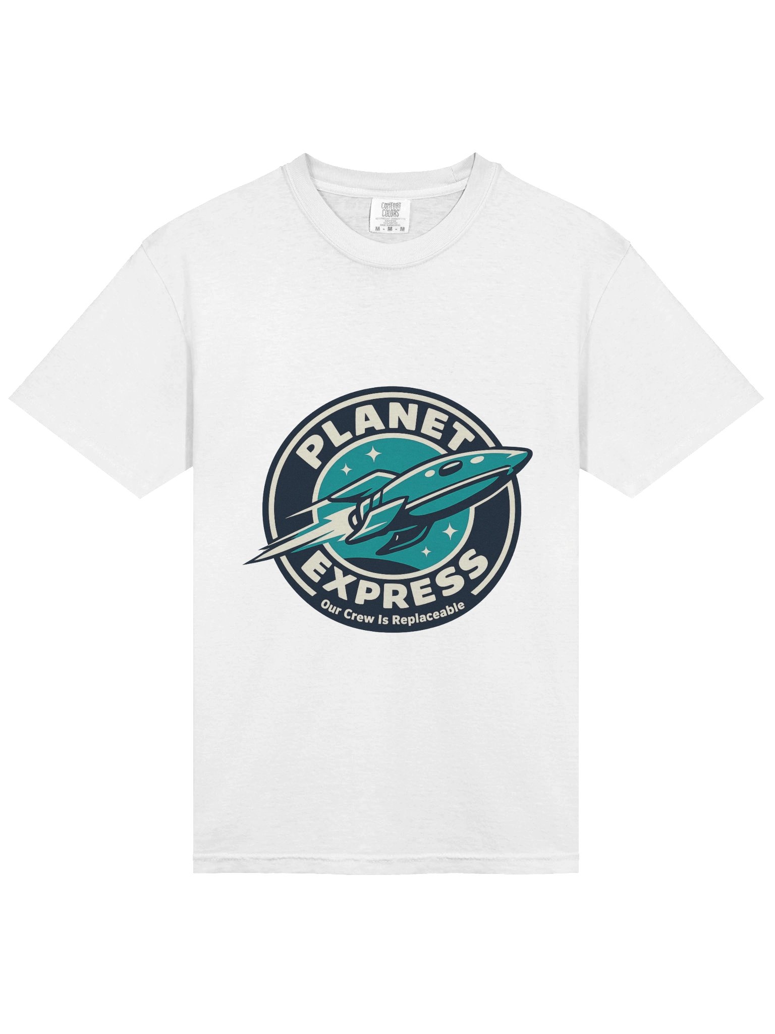 Planet Express-Style Retro Sci-Fi Delivery Tee product image (84)