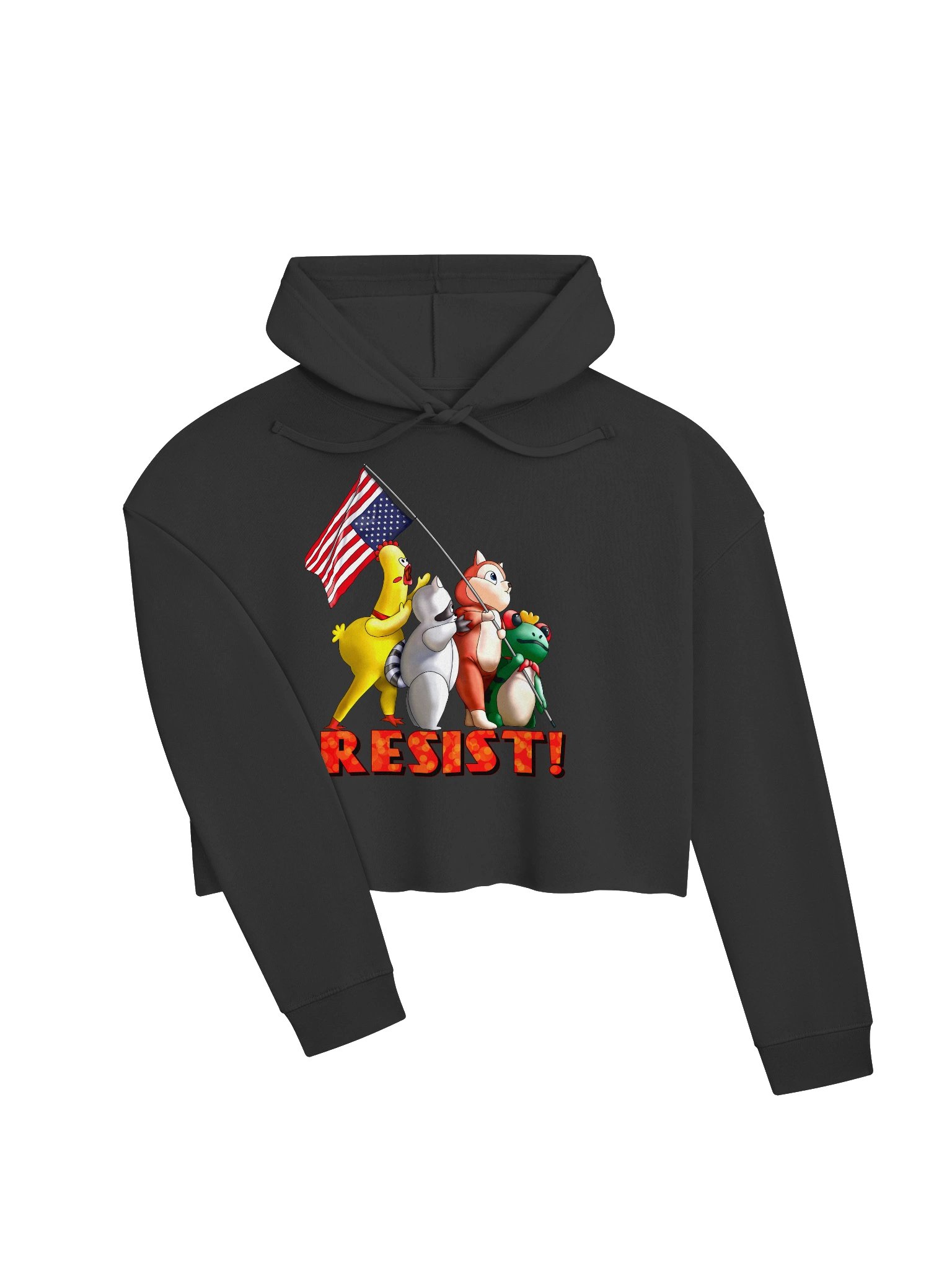 Resist! Crop Hoodie product image (21)