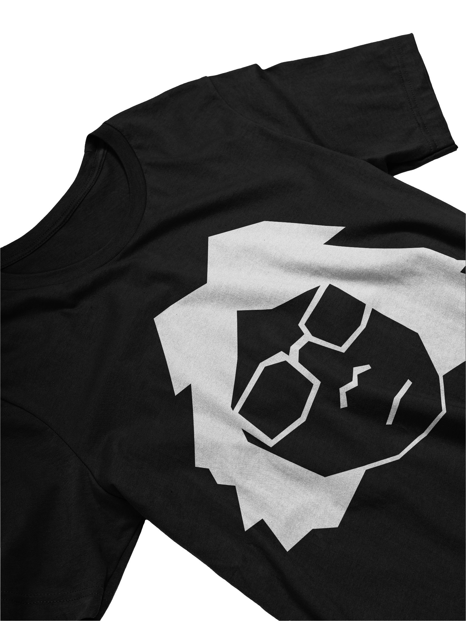 Luv4Loop Head - T-Shirt (White-on-Black) product image (3)
