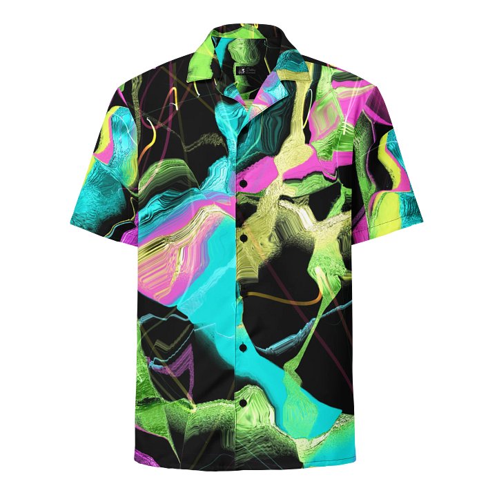 Neon Vibes Hawaiian Shirt product image (1)