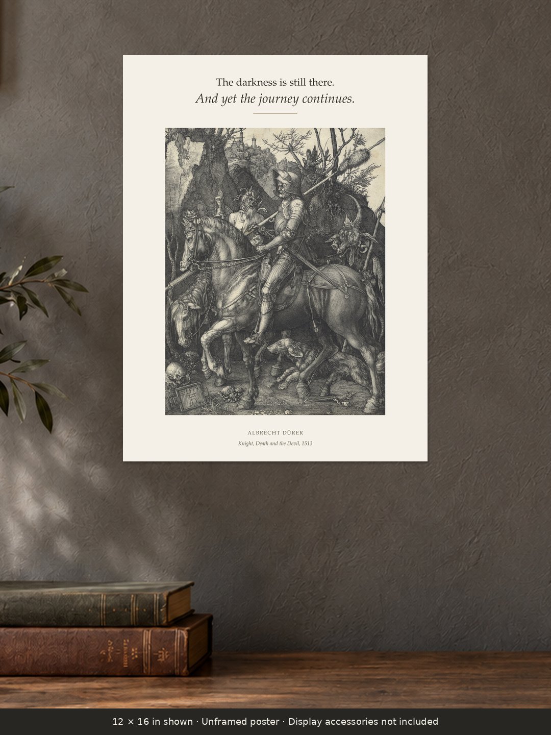 Albrecht Dürer – Knight, Death and the Devil | The Journey Continues Poster product image (2)