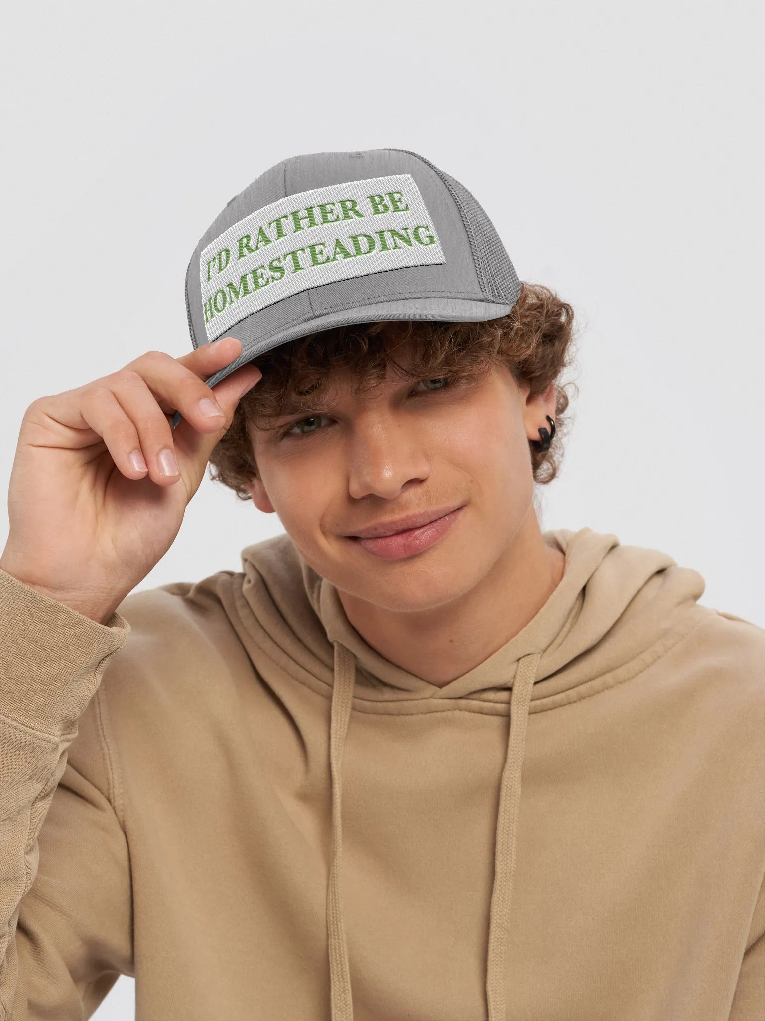 Homesteading Trucker Hat product image (6)