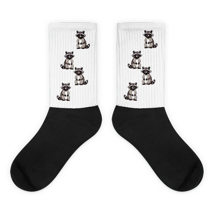 Racoon socks product image (1)