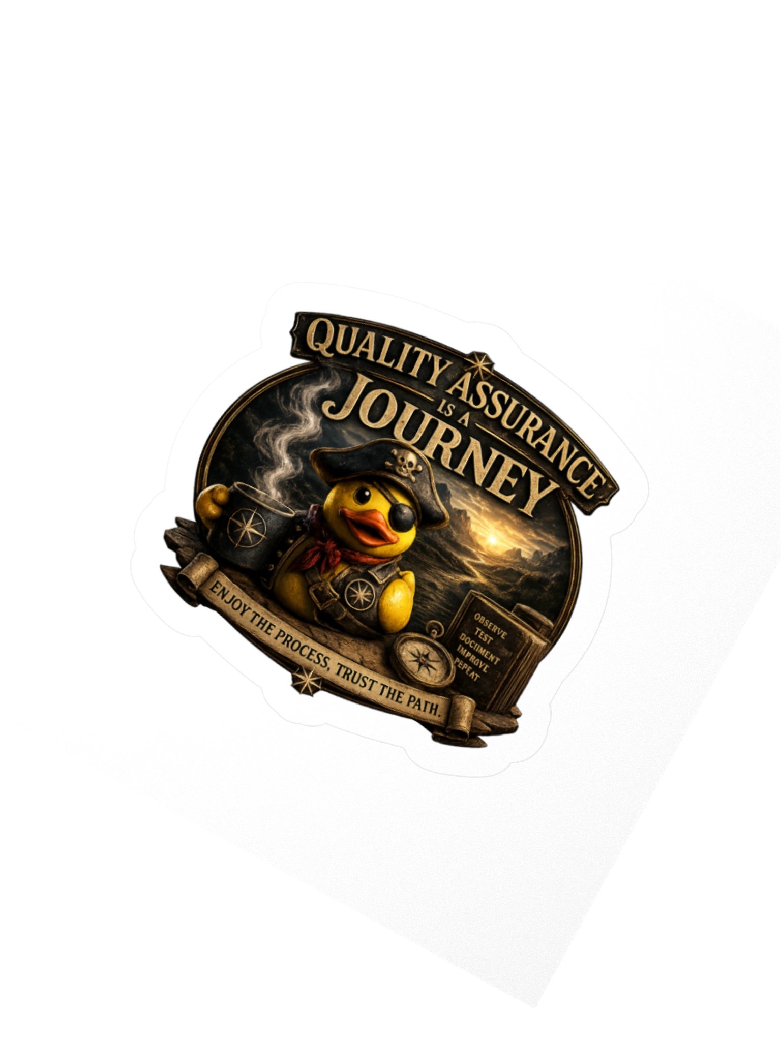 Official Captain Quackers Kiss-Cut Sticker product image (2)