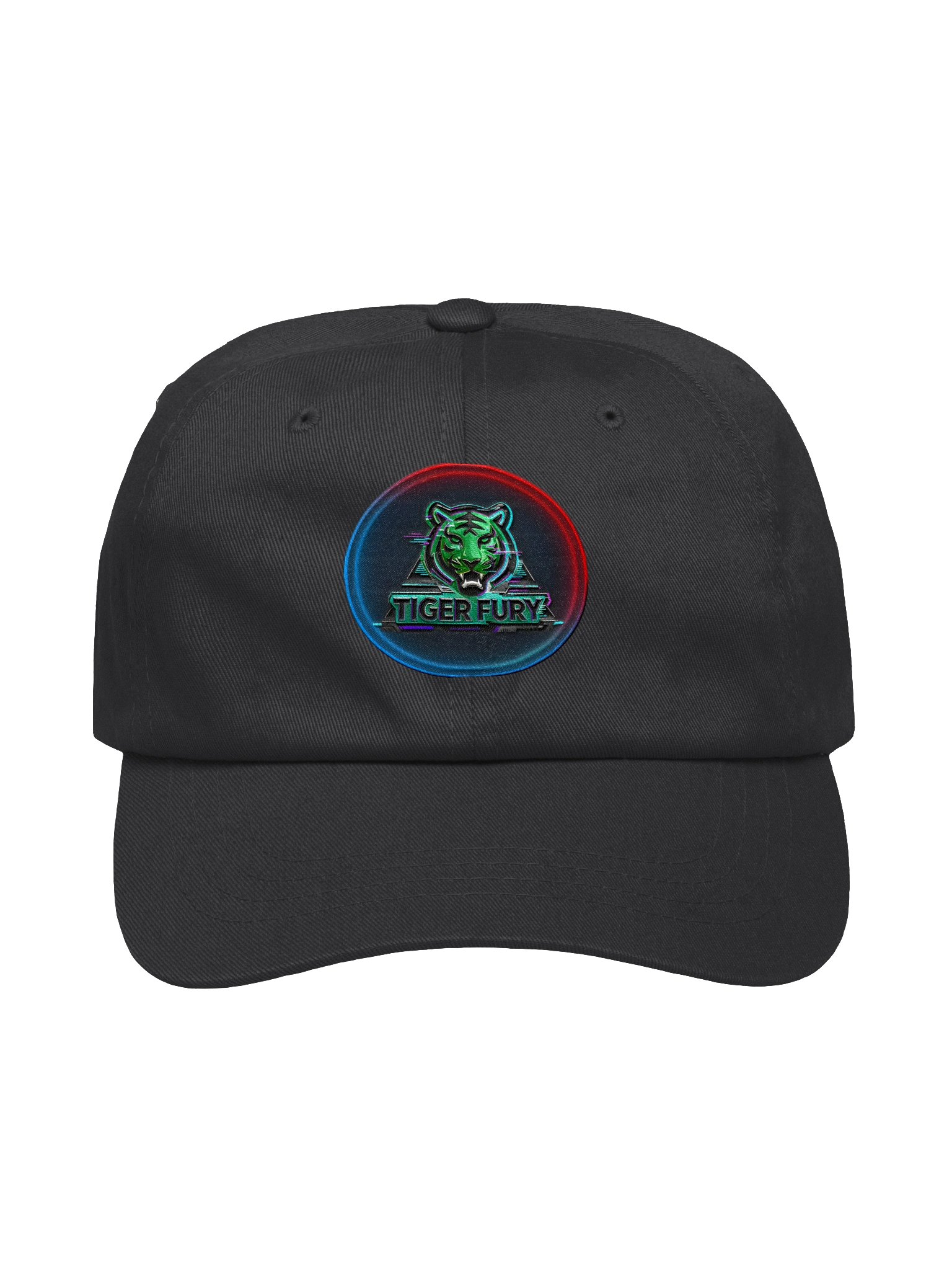 Tiger Fury Neon Dad Hat product image (1)