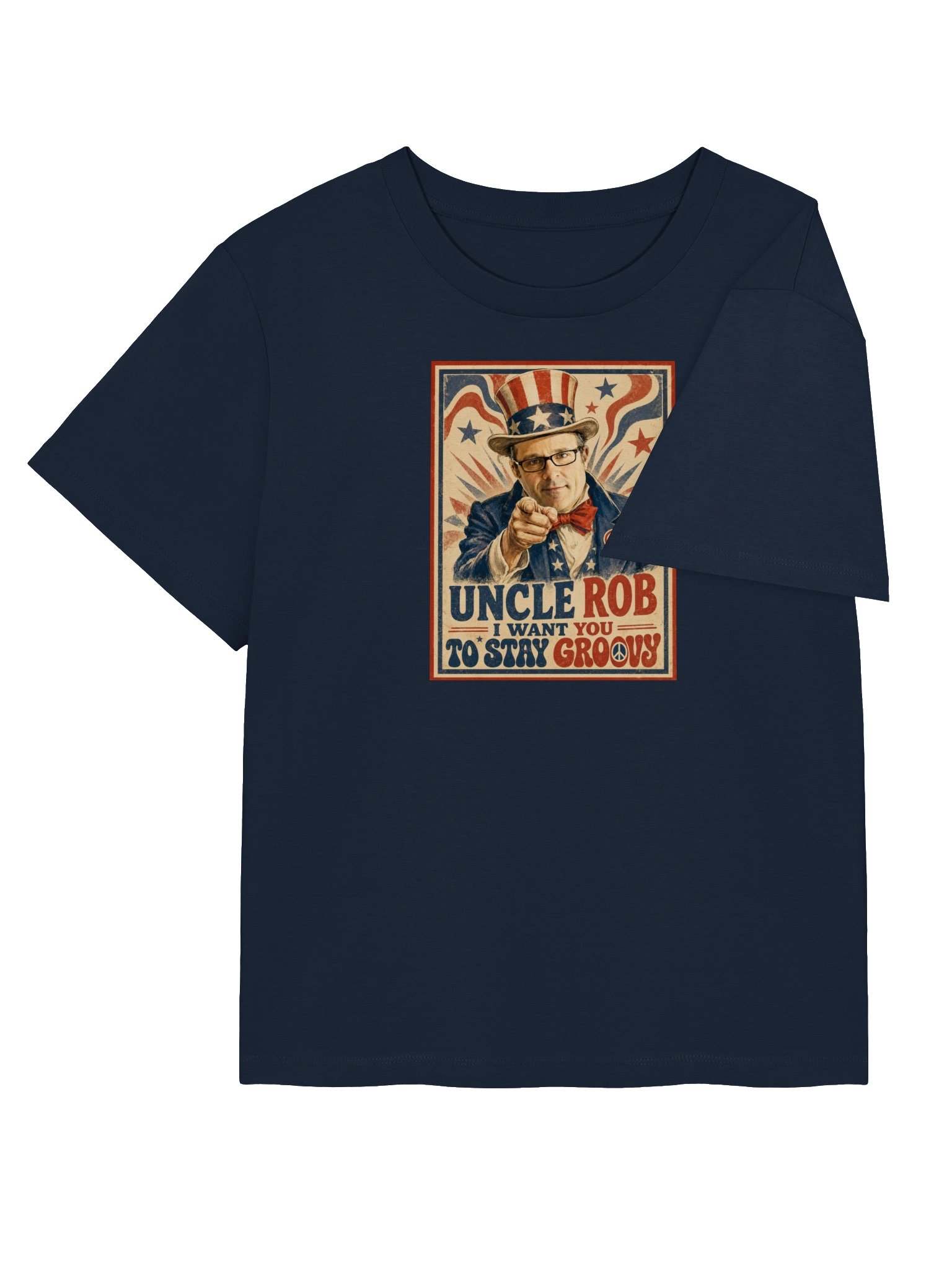 Uncle Rob Stay Groovy Womens Tshirt product image (4)