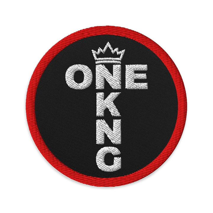 ONE KING Royal Cross Logo Embroidered Patch product image (1)