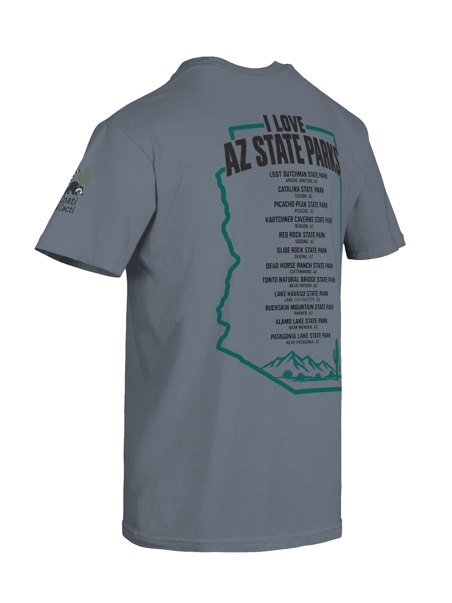 I Love AZ State Parks - Comfort Colors Heavyweight T-shirt. product image (58)