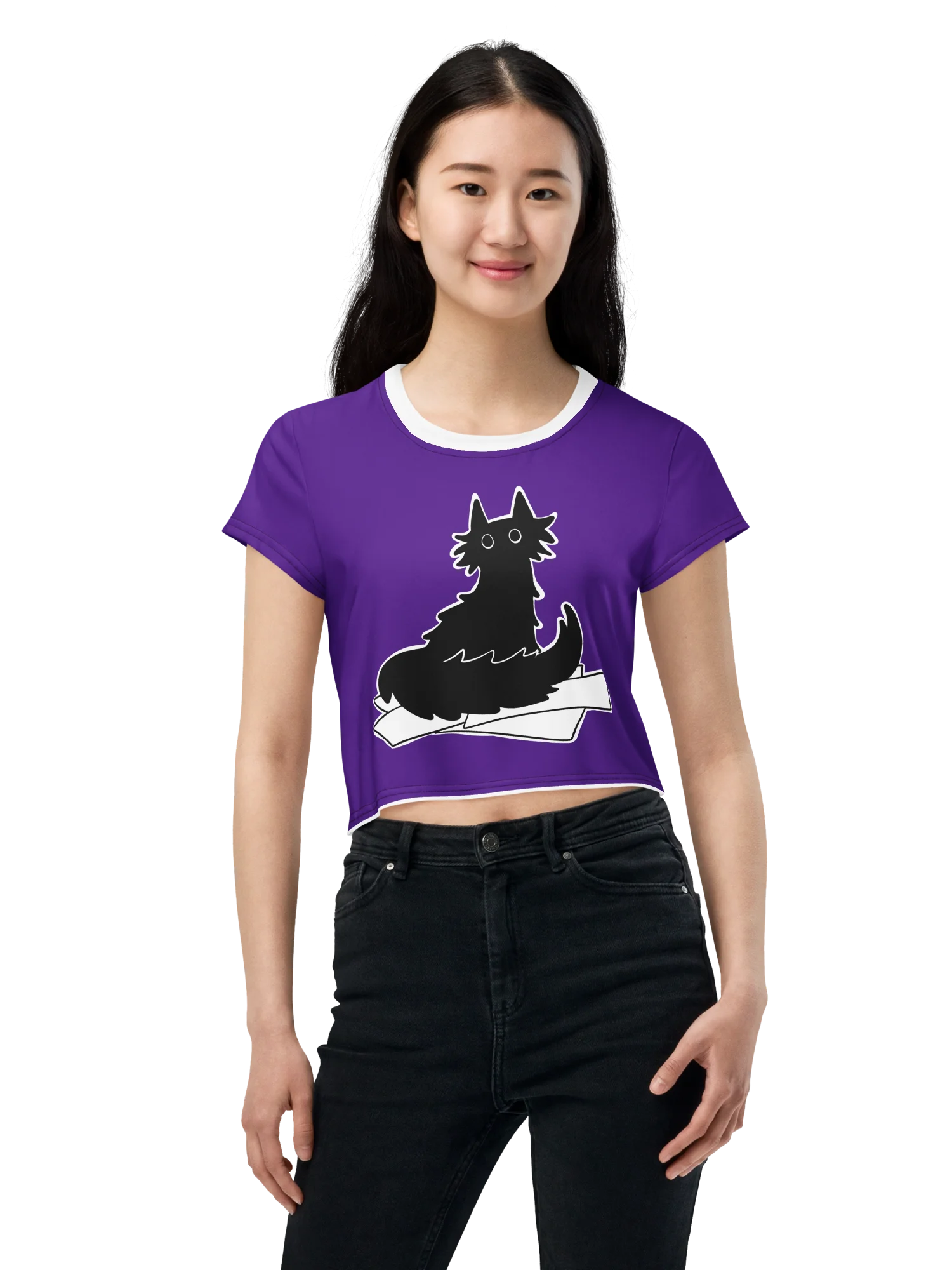 my DOCUMENTS crop tee product image (1)