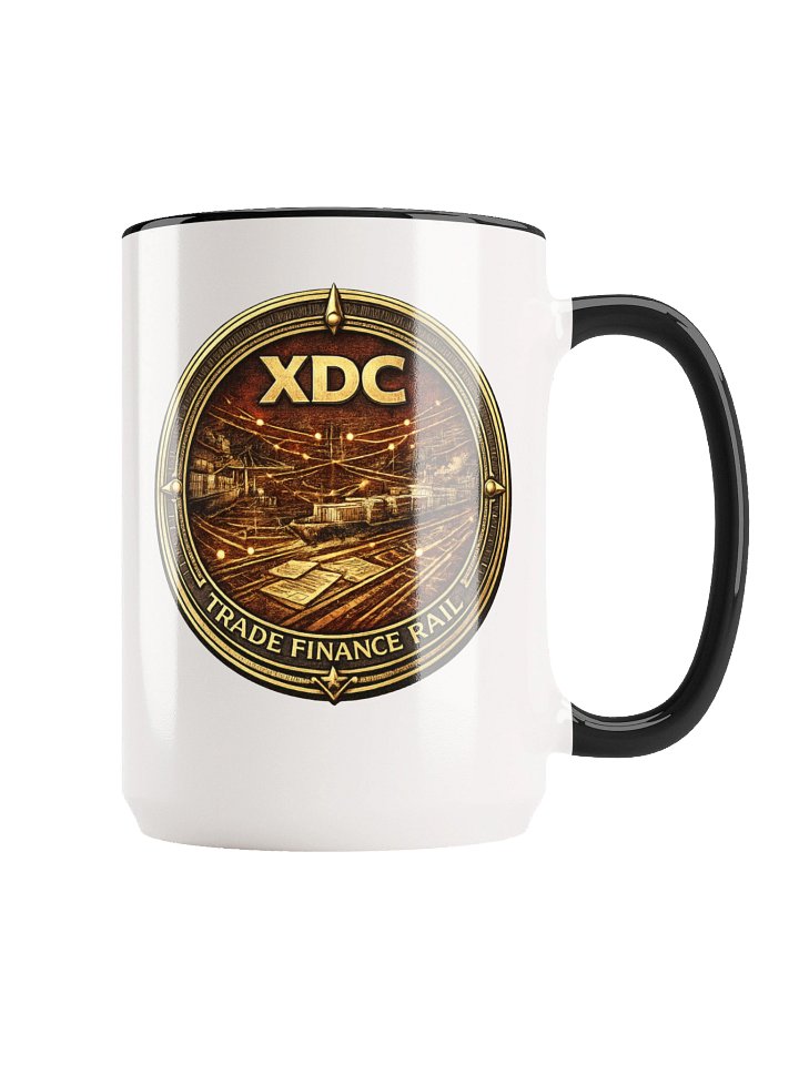 T-Bone Crypto Coin Crest Mug (XDC | Trade Finance Rail) product image (1)