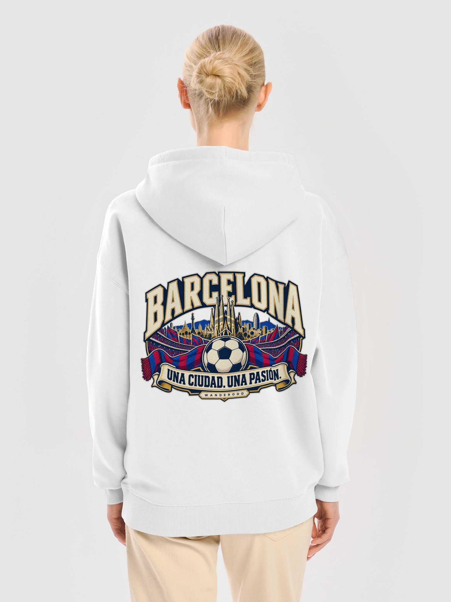 Sudadera de Fútbol de Barcelona con Capucha | WanderOdd product image (37)