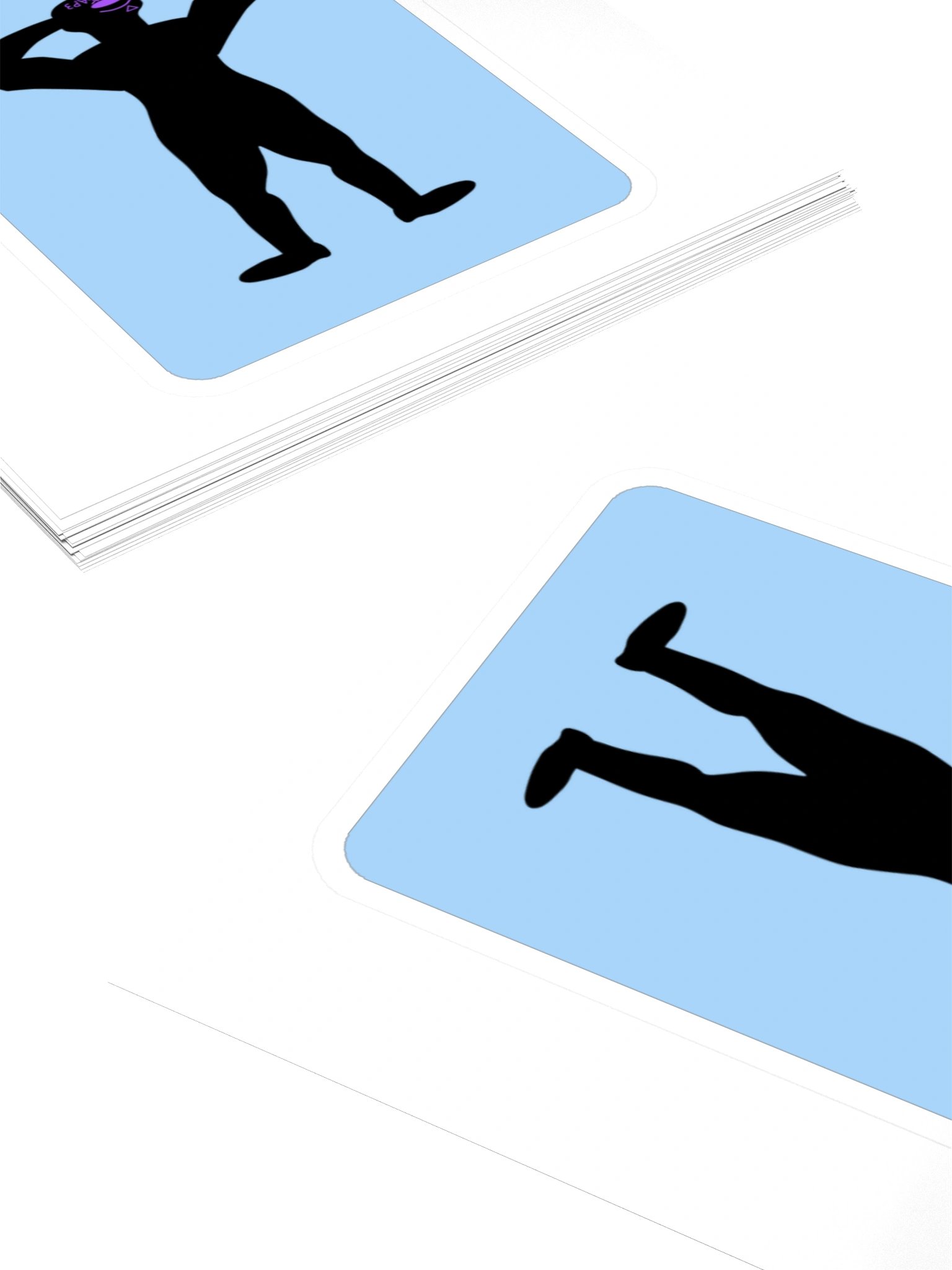 Headstand — Block Sticker product image (4)