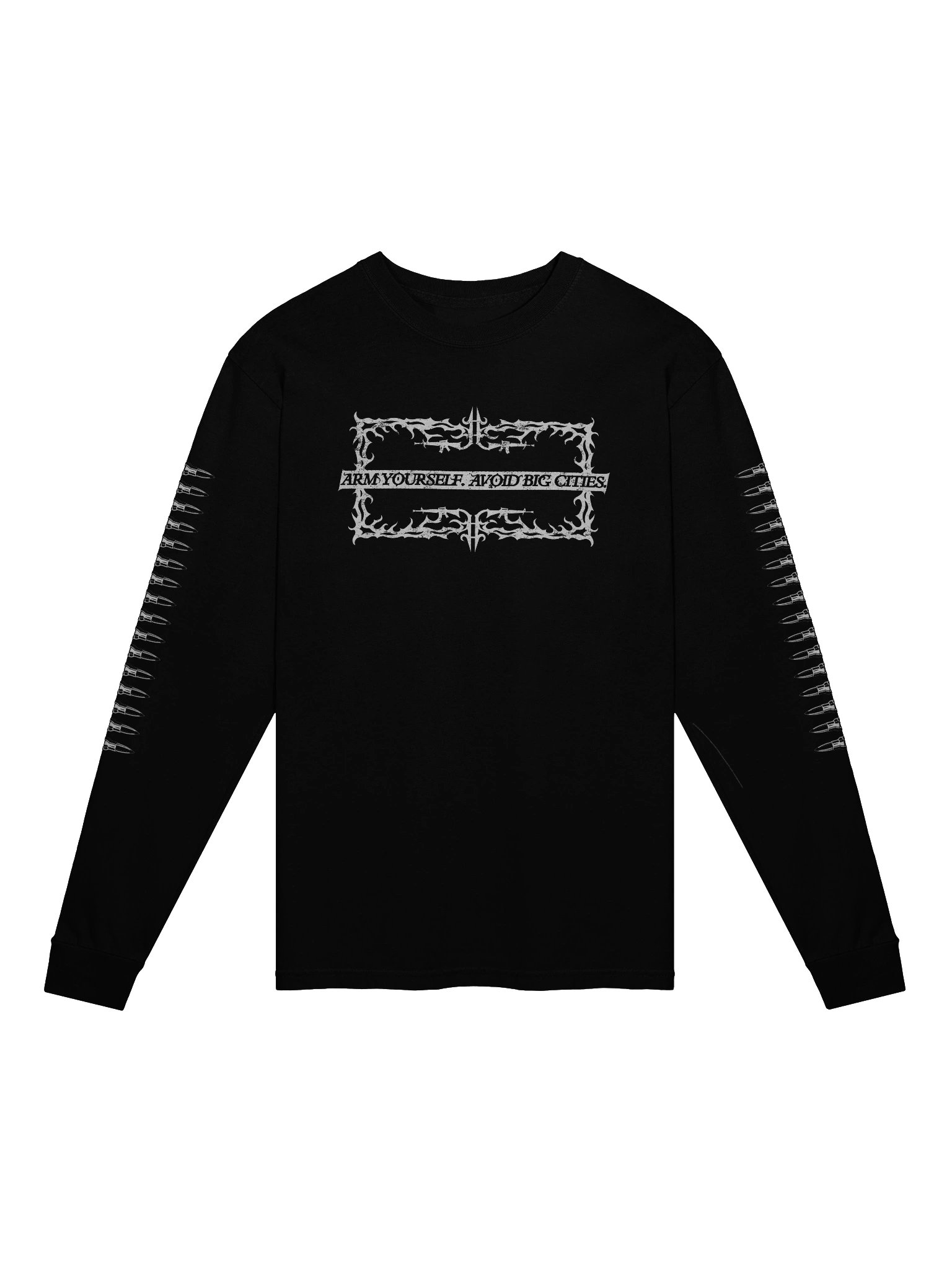 "ARM YOURSELF" LONGSLEEVE BACKPRINT product image (1)