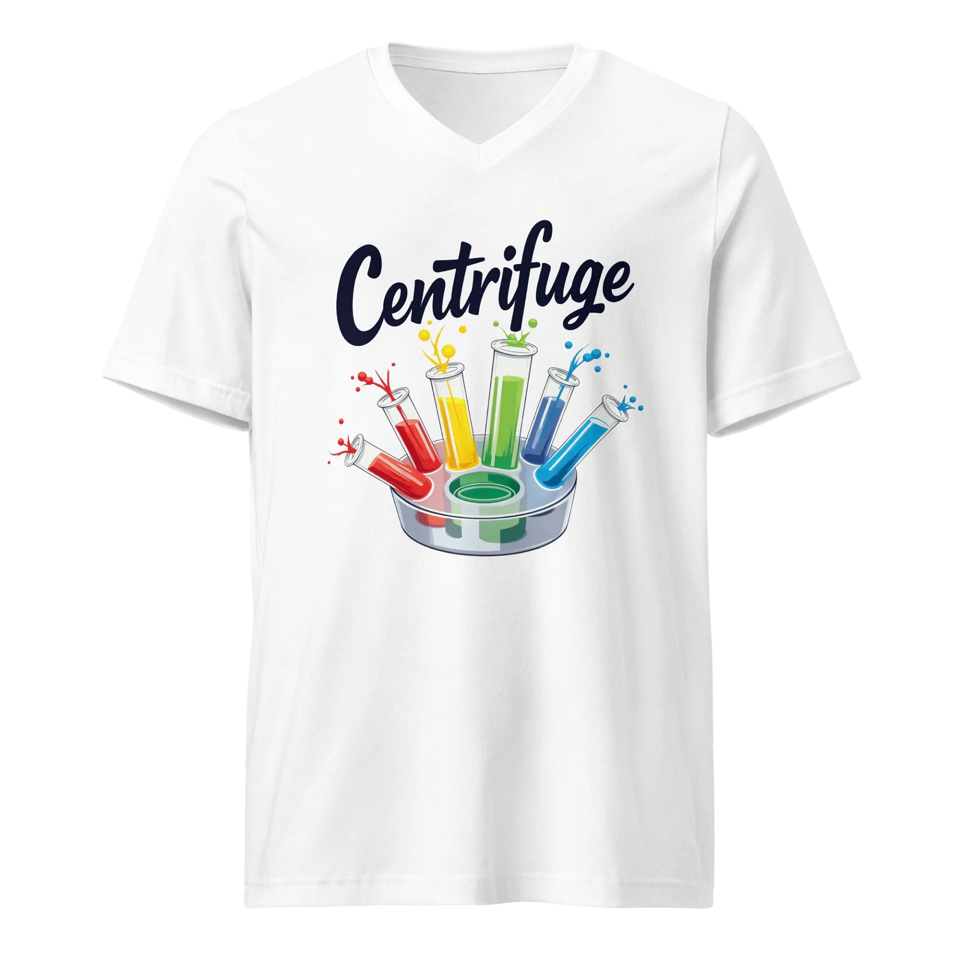 Colorful Centrifuge Splash V-Neck Tee product image (1)