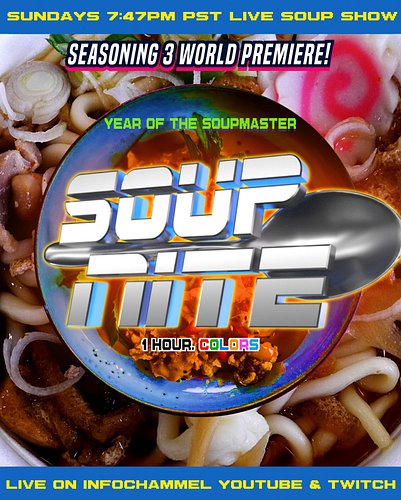 We’re BAAAACK! SOUP NITE Seasoning 3 returns to SUNDAY NIGHT for the most popular Live Soup Sporting Game Event in Television...